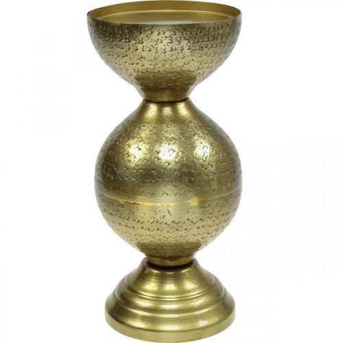 Bougeoir oriental photophore métal 25cm