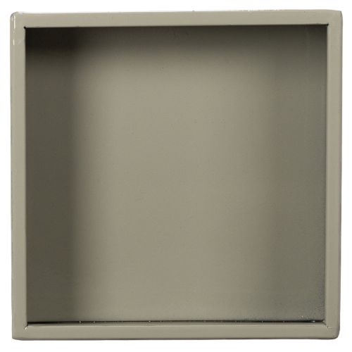 Pot de fleurs cubique vert, 22
