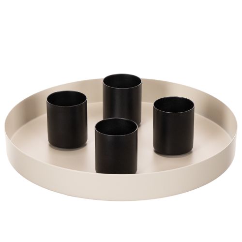 Porte-bougie magnétique, finition mate, 4 cm, lot de 4 | Floristik24.be