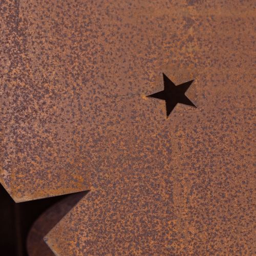 Article Bougeoirs de Noël, finition rustique, hauteur 40/50 cm, lot de 2