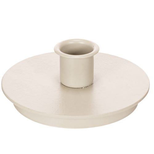Bougeoirs ronds couleur crème pour bougies coniques, décoration de table, 10 cm, lot de 2 acheter | Floristik24.be