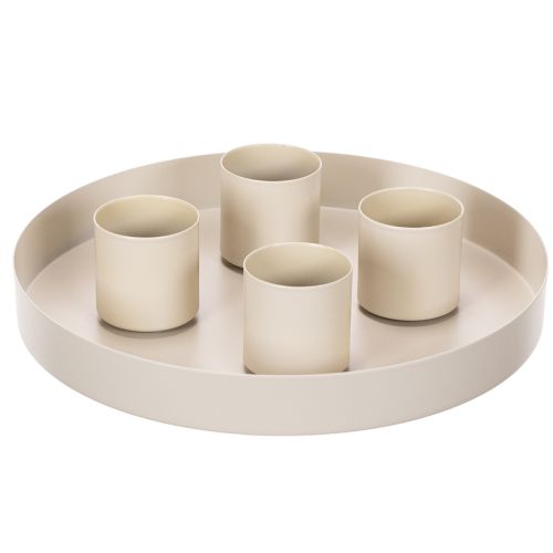 Supports magnétiques pour bougies coniques épaisses (4 cm), lot de 4 | Floristik24.be
