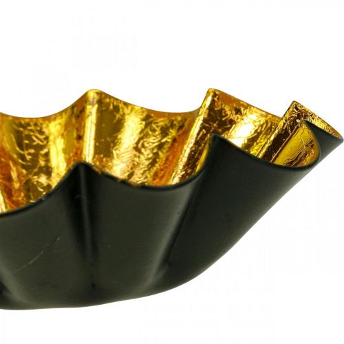 Article Photophore Décoration de Noël Moule à Pâtisserie Noir Or Ø10cm