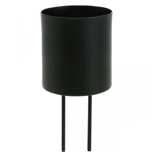 Article Bougeoir enfichable photophore noir Ø5cm 4 pcs