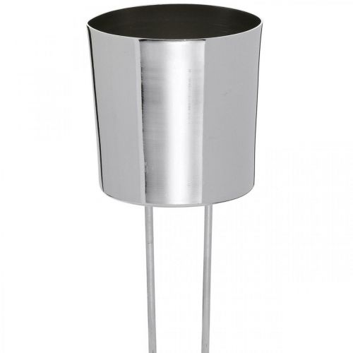 Article Bougeoir à coller photophore argent Ø5cm 4 pcs