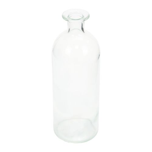 Article Bougeoir bouteilles décoratives mini vases verre transparent H19,5cm 6 pcs