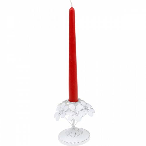 Floristik24 Décorations de printemps, chandeliers en métal avec des fleurs, décorations de mariage, bougeoirs, décorations de table