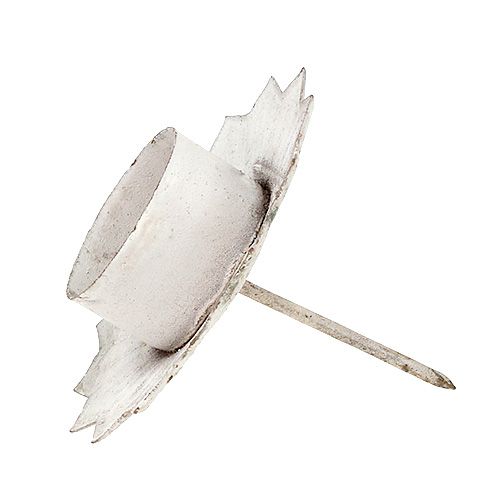Article Bougeoir pour bougie chauffe-plat Crème Ø9cm 4pcs