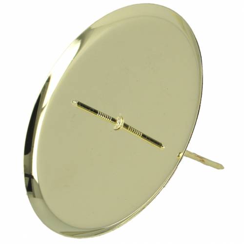 Article Bougeoir doré Ø8cm 4 pcs