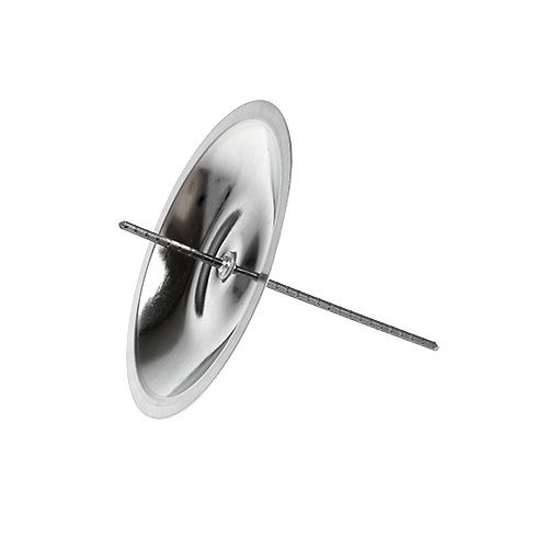 Floristik24 Bougeoir avec épine argent Ø5cm 36 pcs