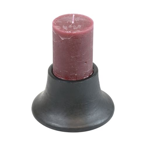 Article Bougeoir bougeoir noir en céramique Ø12,5cm H7cm