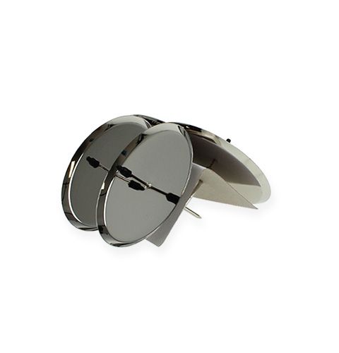 Article Bougeoir argent Ø6cm 4pcs