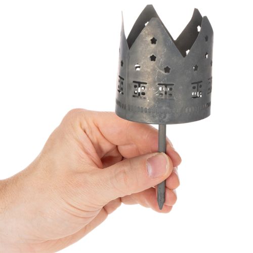 Porte-bougies chauffe-plat à pic, supports en forme de maison pour bougies piliers, 6 cm, 2 pièces | Floristik24.be
