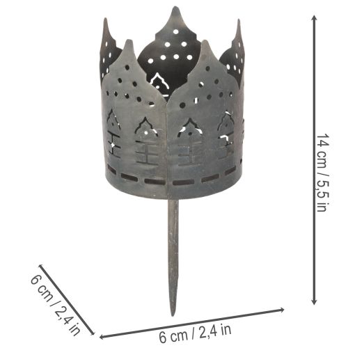 Porte-bougies chauffe-plat à