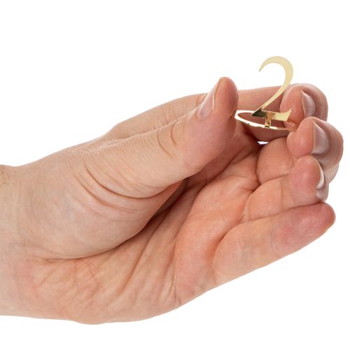 Ensemble de 4 anneaux de bougie coniques numérotés pour couronne de l'Avent, 3 cm | Floristik24.be