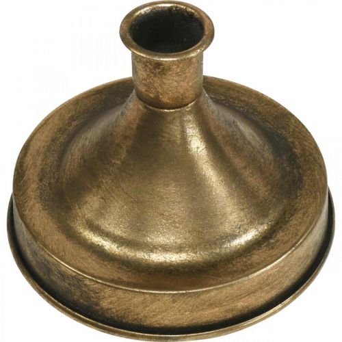 Floristik24 Bougeoir Bougeoir Métal Doré Aspect Antique H8.5cm