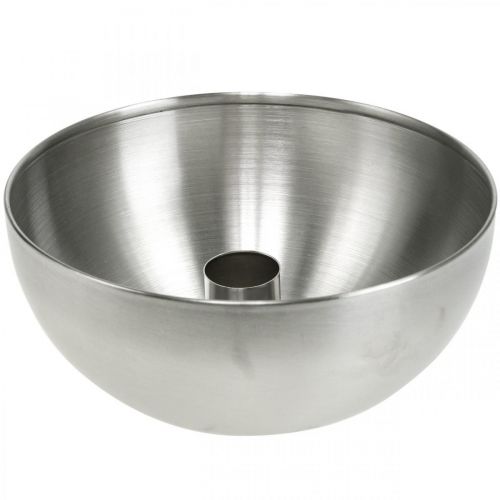 Article Bougeoir bougeoir argenté métal Ø15 H7.5cm