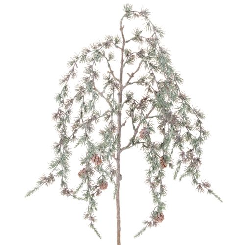 Branche de pin artificielle avec pommes de pin, branche décorative, artificielle, 80 cm, 3 pièces