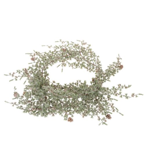 Guirlande artificielle avec pommes de pin et branches à aiguilles pour la décoration, 185 cm | Floristik24.be