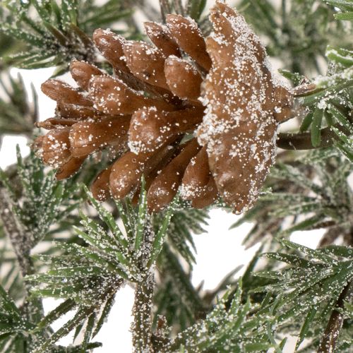 Guirlande artificielle avec pommes de pin et branches à aiguilles pour la décoration, 185 cm | Floristik24.be