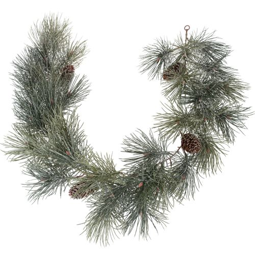 Guirlande de pin artificielle avec pommes de pin
