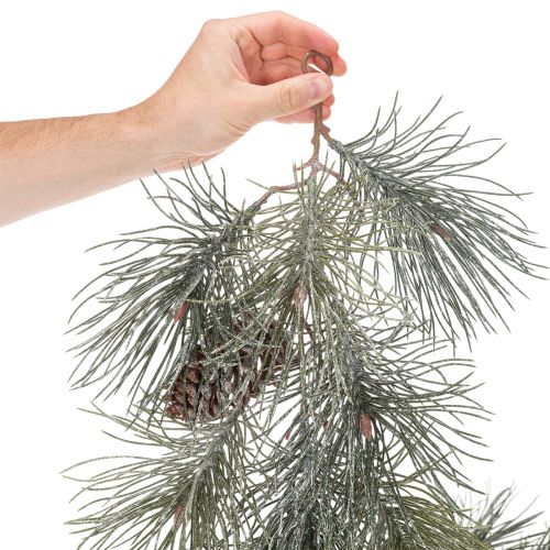 Guirlande de pin artificielle avec pommes de pin | Floristik24.be