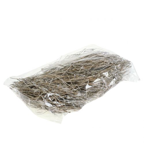 Floristik24 Aiguilles de pin lavées en blanc 300g