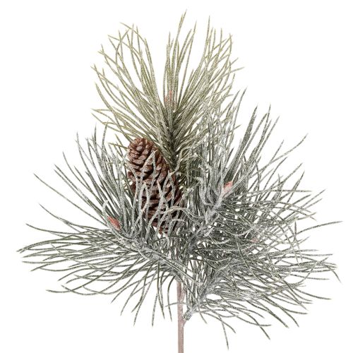 Branche de pin artificielle avec pommes de pin, style hivernal, 40 cm acheter | Floristik24.be