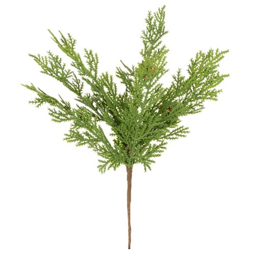Branche de pin artificielle avec pommes de pin, 28 cm, lot de 6 | Floristik24.be