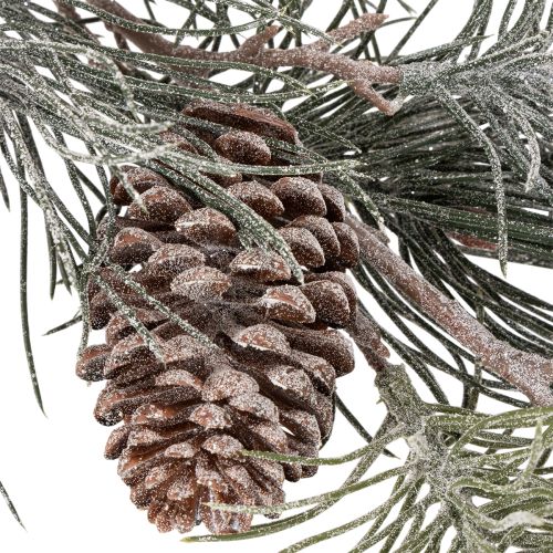 Branche de pin artificielle avec cônes et longues aiguilles, 105 cm | Floristik24.be