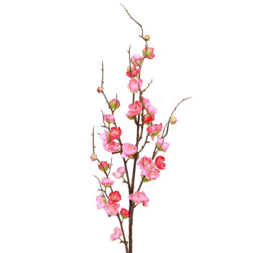 Article Branche de cerisier artificielle décorative rose foncé 96 cm 2 pièces