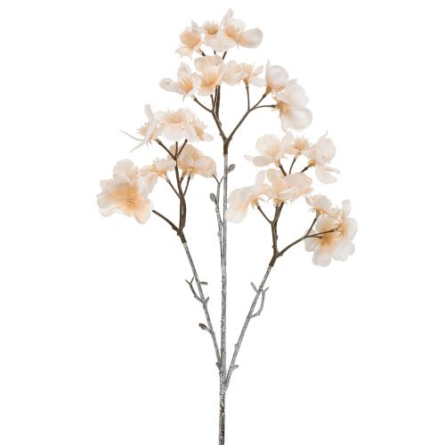 Branche de fleurs de cerisier Geeist Cream 51cm