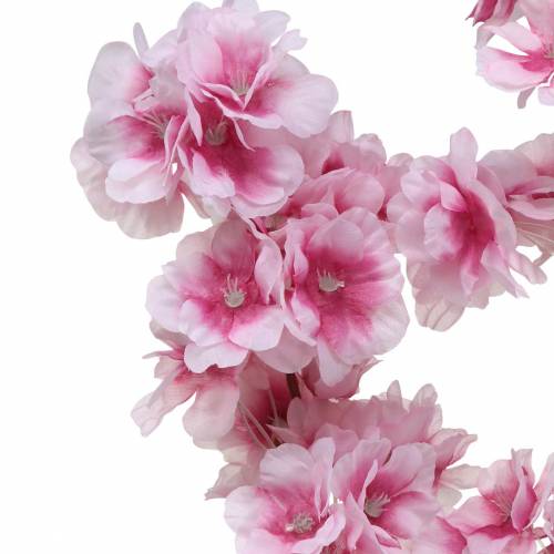 Article Branche de fleurs de cerisier artificielle rose 104cm