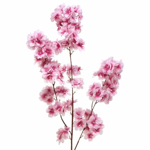 Article Branche de fleurs de cerisier artificielle rose 104cm