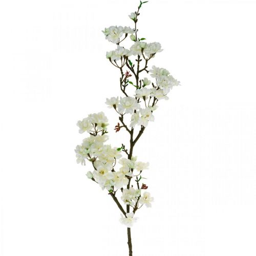 Floristik24 Branche de cerisier blanc décoration de printemps artificielle branche décorative 110cm