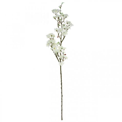 Article Branche de cerisier blanc décoration de printemps artificielle branche décorative 110cm