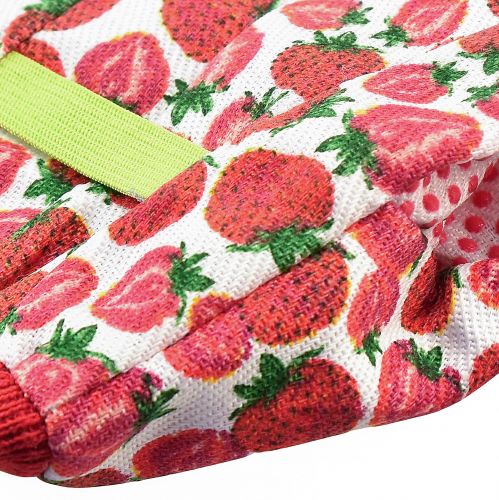 Article Kixx gants de jardinage motif fraise blanc rouge taille 8
