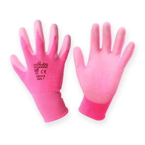 Floristik24 Gants de jardin Kixx taille 7 rose, rose