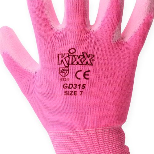 Article Gants de jardin Kixx taille 7 rose, rose