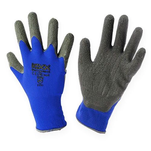 Floristik24 Gants de jardin Kixx bleu, noir taille 10