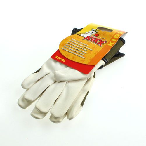 Article Kixx gants pour enfants taille 6 vert, blanc
