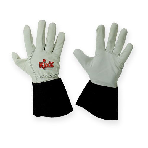 Floristik24 Kixx rose gants taille 9 noir, blanc