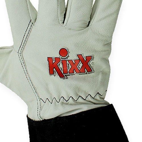 Floristik24 Kixx rose gants taille 9 noir, blanc