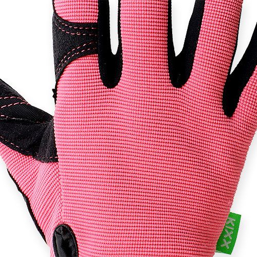 Article Gants synthétiques Kixx taille 7 rose, noir