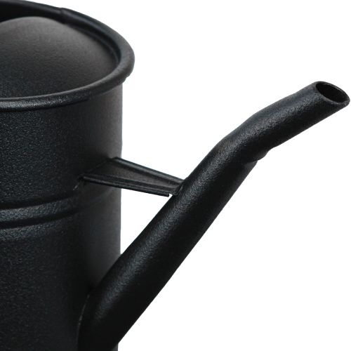 Article Petit arrosoir décoratif métal noir 30x13x17cm 1,7l