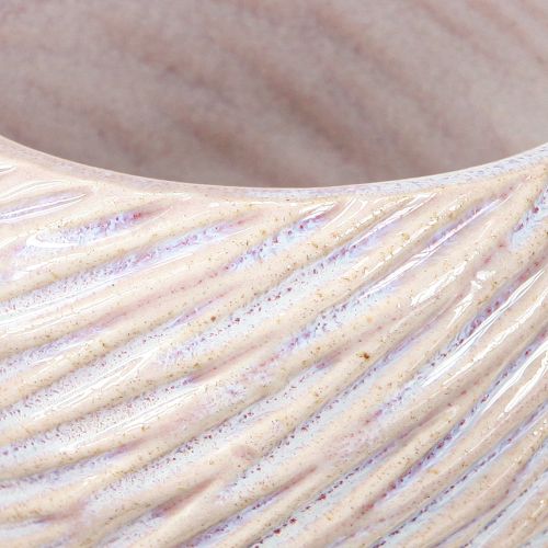 Article Petits bols en céramique décor spirale rose Ø9cm 4pcs