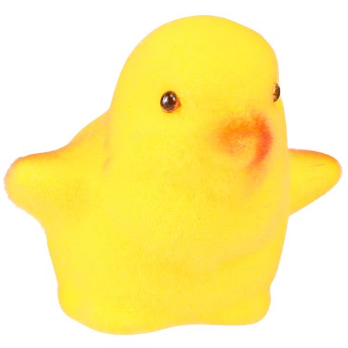 Article Petits poussins de Pâques jaune orange floqués H4,5cm 18 pcs
