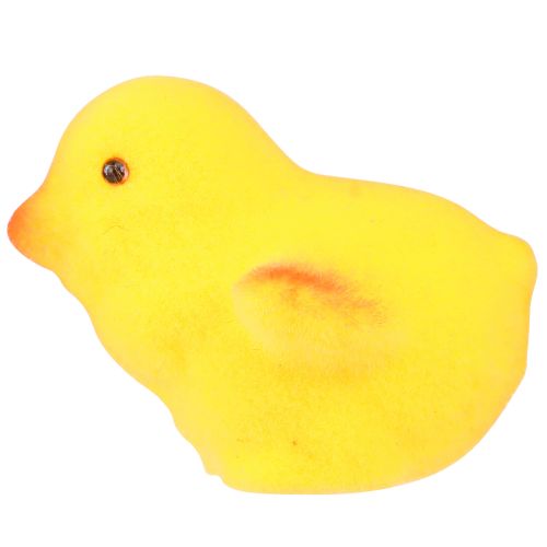 Article Petits poussins de Pâques jaune orange floqués H4,5cm 18 pcs