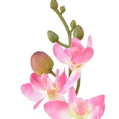 Article Petite Orchidée Phalaenopsis Fleur Artificielle Rose 30cm