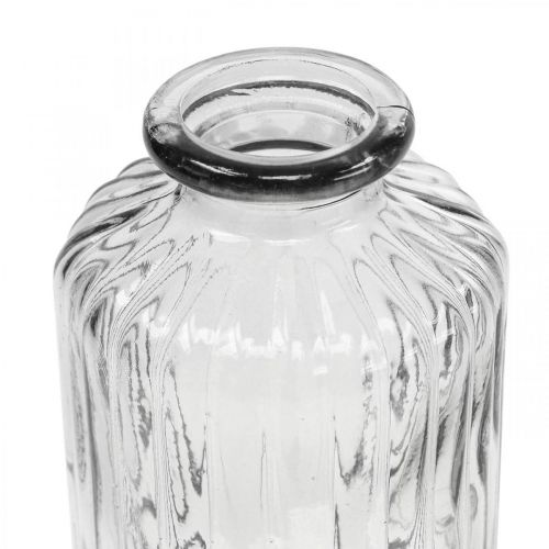 Floristik24 Petits vases vase en verre vases à fleurs verre Ø6cm H10cm 2pcs